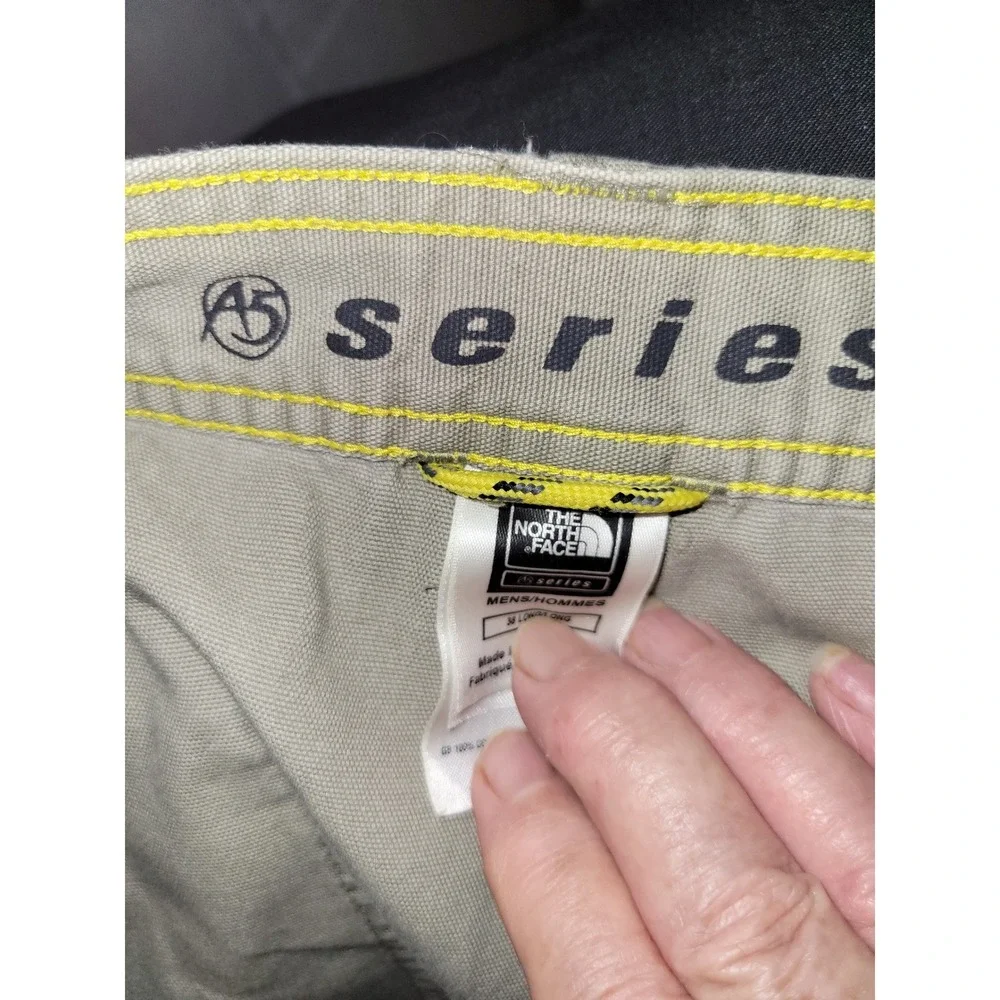The North Face A5 Series Mens 38 Long Khaki Tan Cotton Canvas Cargo Pants  1319
